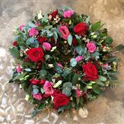 Ruby Wreath 