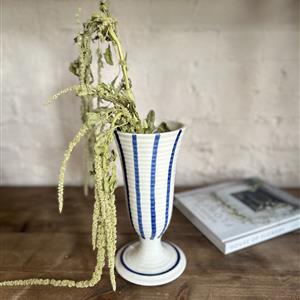 Hand Painted Footed Vase