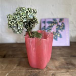 Fluted Glass Vase